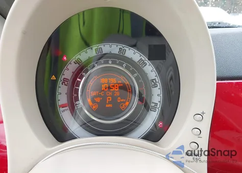 2012 Fiat 500 Lounge из США, поврежденный, VIN 3C3CFFCR9CT137796